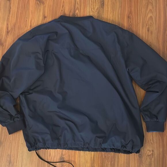 Greg Norman navy men’s pullover windbreaker with pockets top size L - Picture 8 of 8